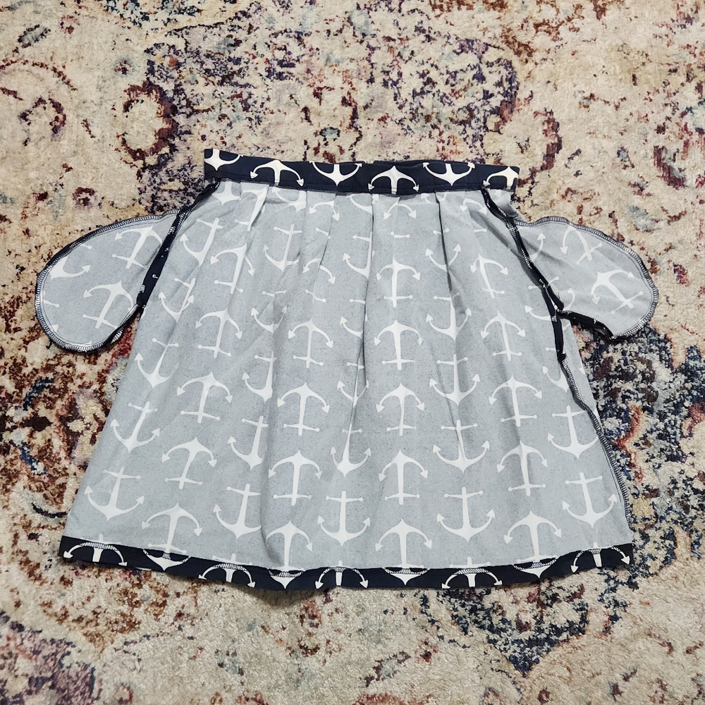 Sailor Sailor Just Madras Regatta Skirt Blue White Size Medium - Picture 3 of 12